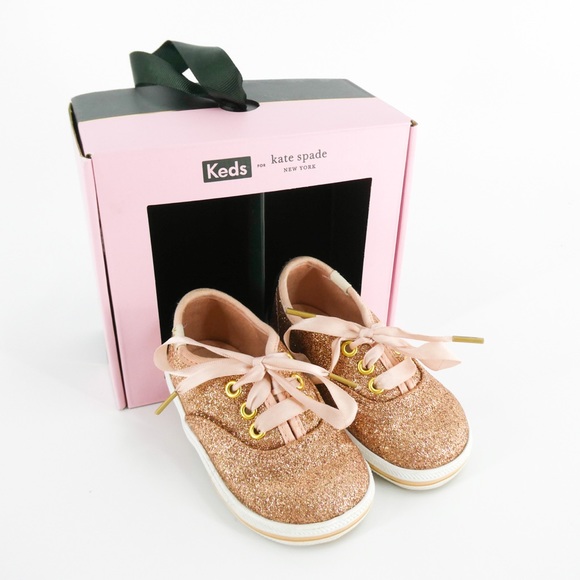 kate spade Shoes Kate Spade X Keds Toddler Girls Glitter Crib Rose